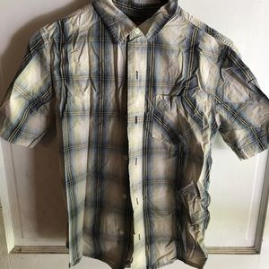 Plaid Short Sleeve Boy’s Button Up Shirt